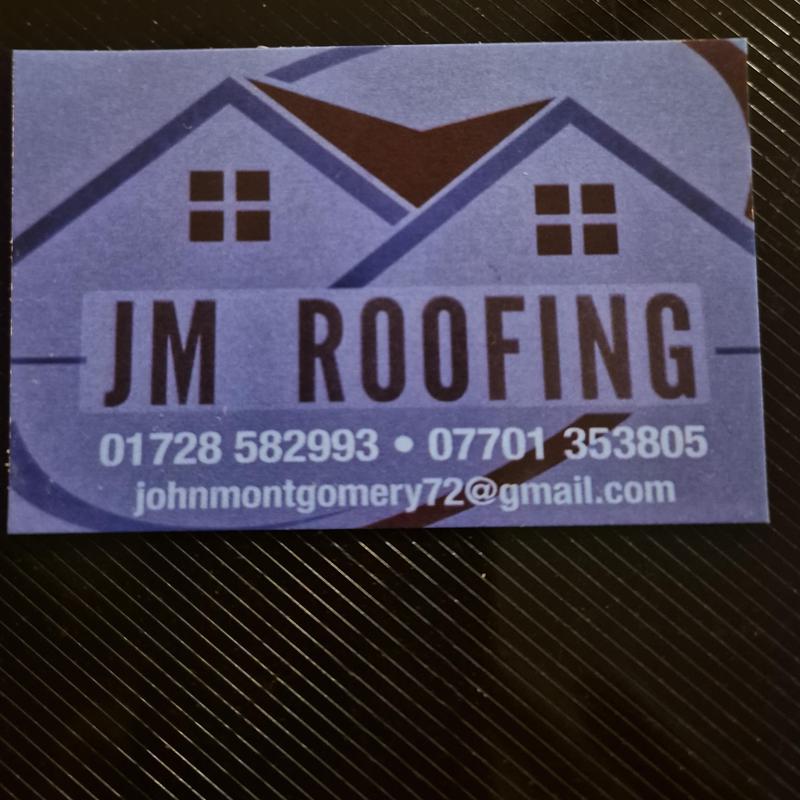 JM Roofing logo