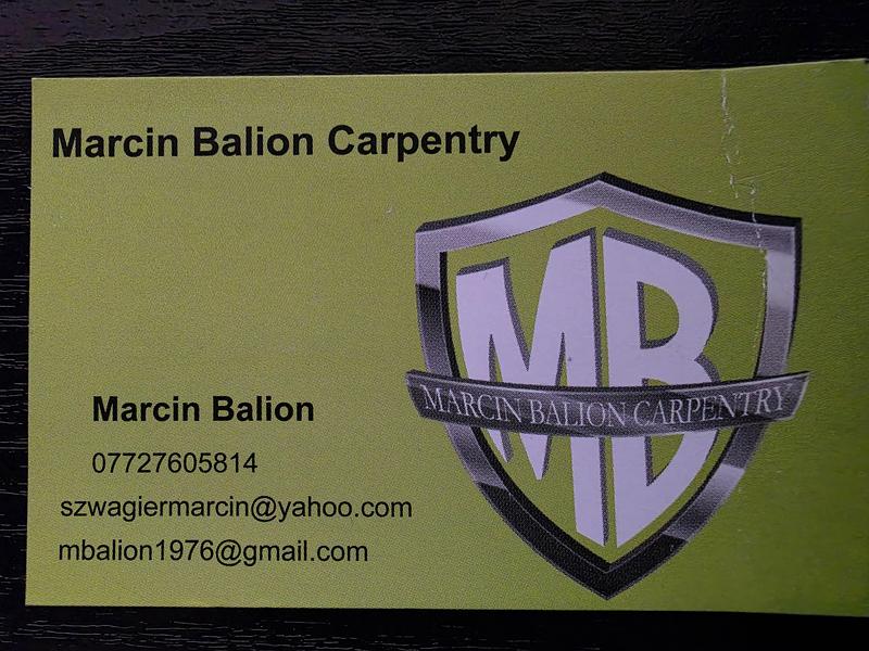 Marcin Balion Carpentry Kitchens and Bathrooms logo