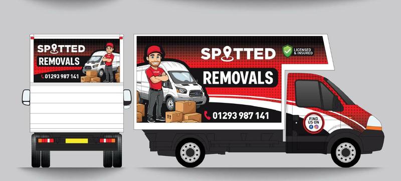 Spotted Man and Van logo