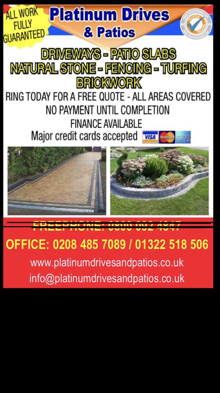 Platinum Drives & Patios logo