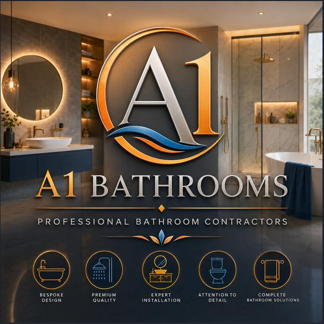 A1 Bathrooms logo