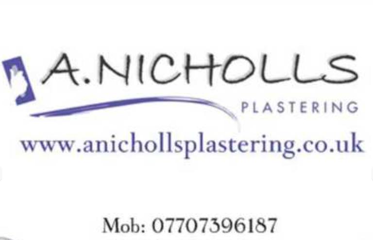 A Nicholls Plastering logo