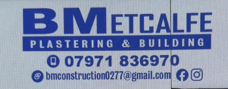B Metcalfe Plastering and Building logo