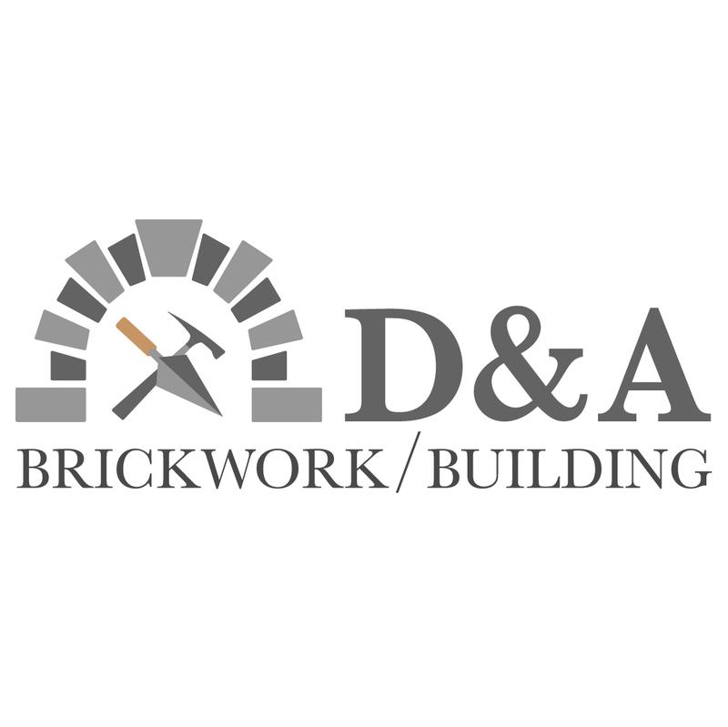 D&A Brickwork/Building logo