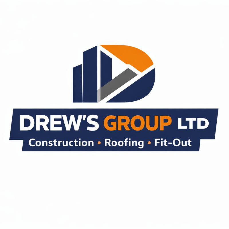 Drew's Roofing logo