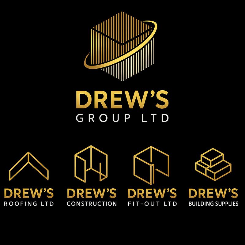 Drew's Roofing logo