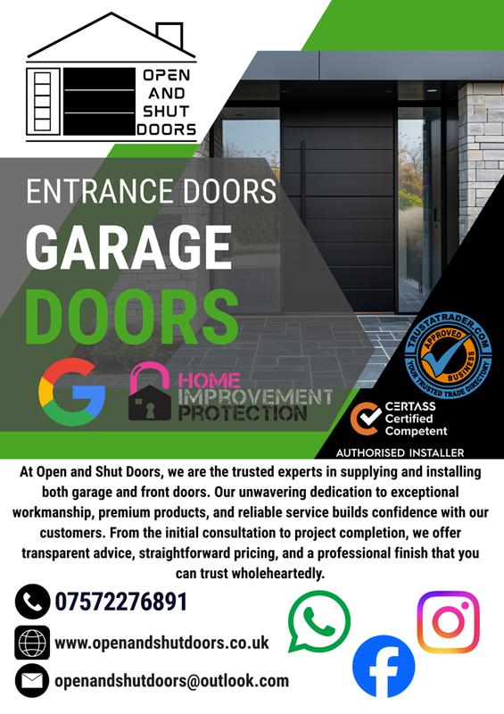 Open and Shut Doors logo