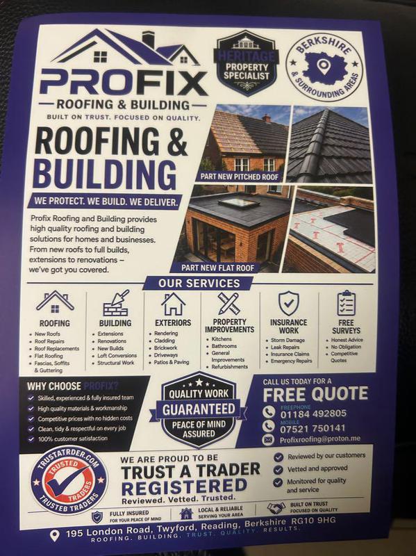 Profix Roofing and Building logo