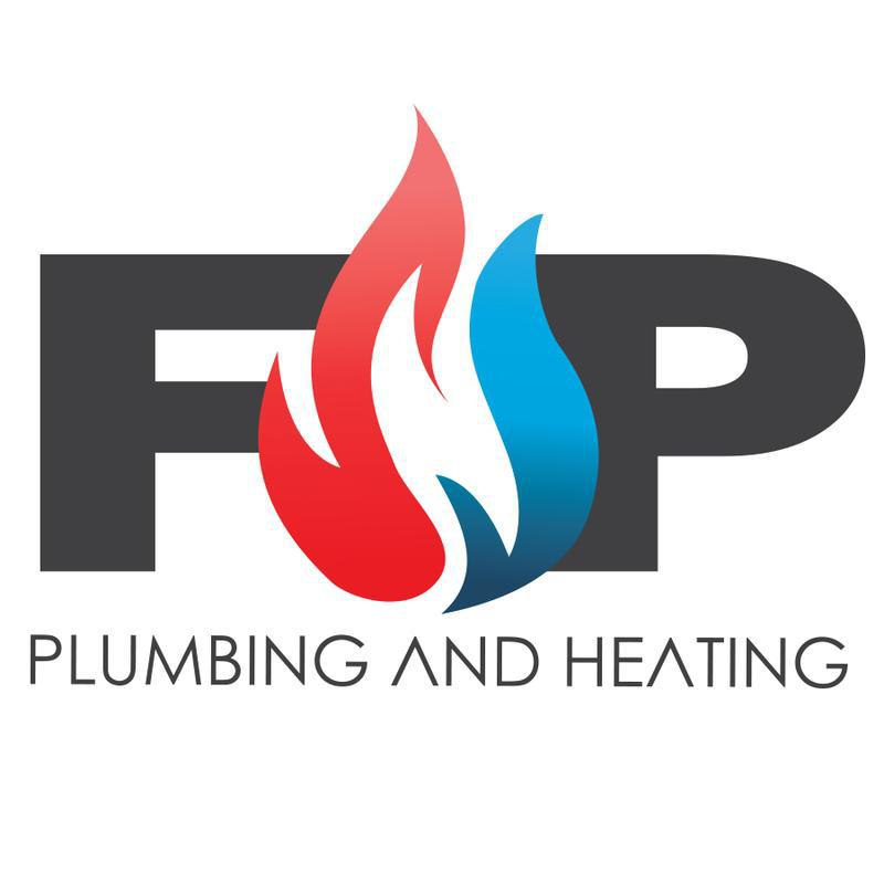 F&P PLUMBING AND HEATING logo