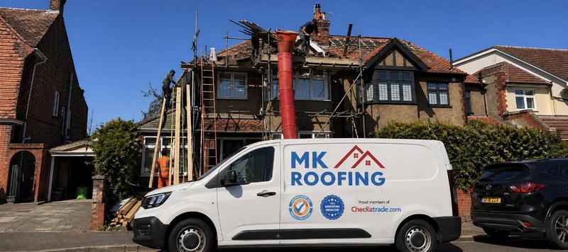 MK Roofing logo