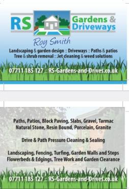 RS Gardens & Drives logo
