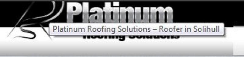 Platinum Roofing Solutions logo
