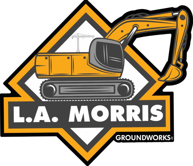 LA Morris Groundworks logo