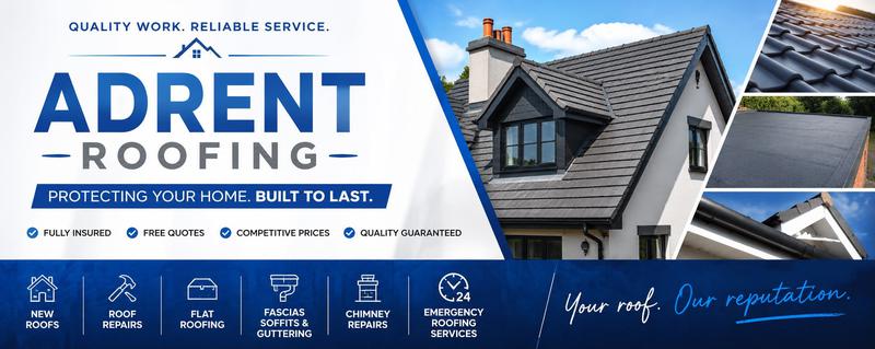 Adrent Roofing logo