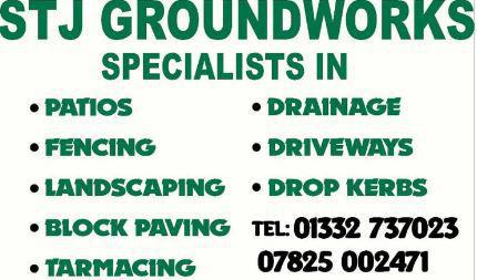 STJ Groundworks logo