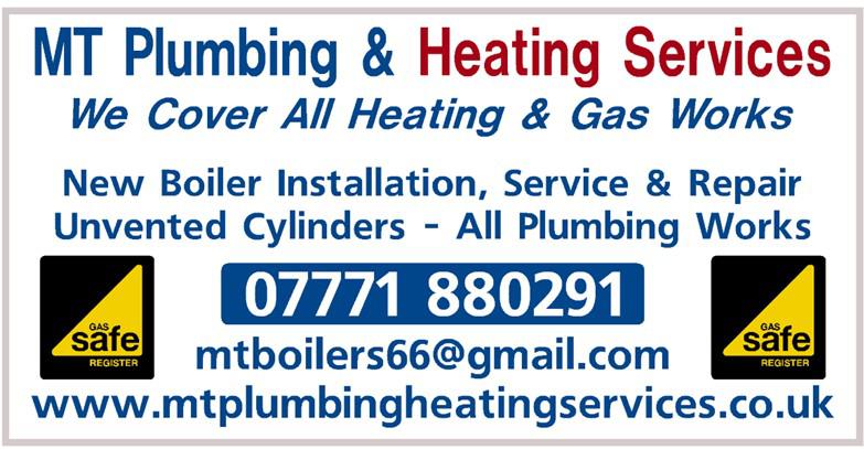 MT Plumbing & Heating Services logo