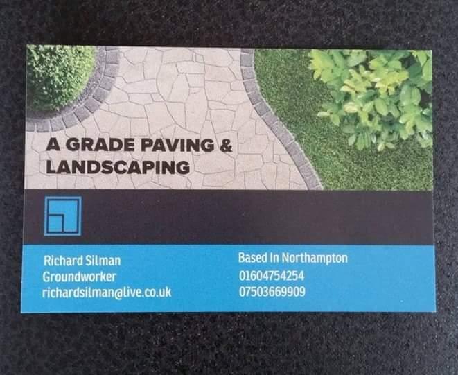 A Grade Paving & Landscaping logo