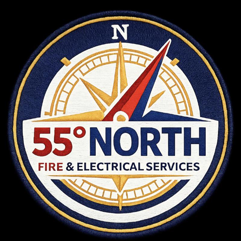 55º North Fire and Electrical Services logo