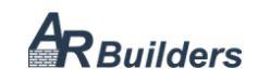 AR Builders logo