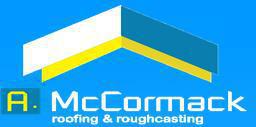 A McCormack Roofing & Rough Casting logo