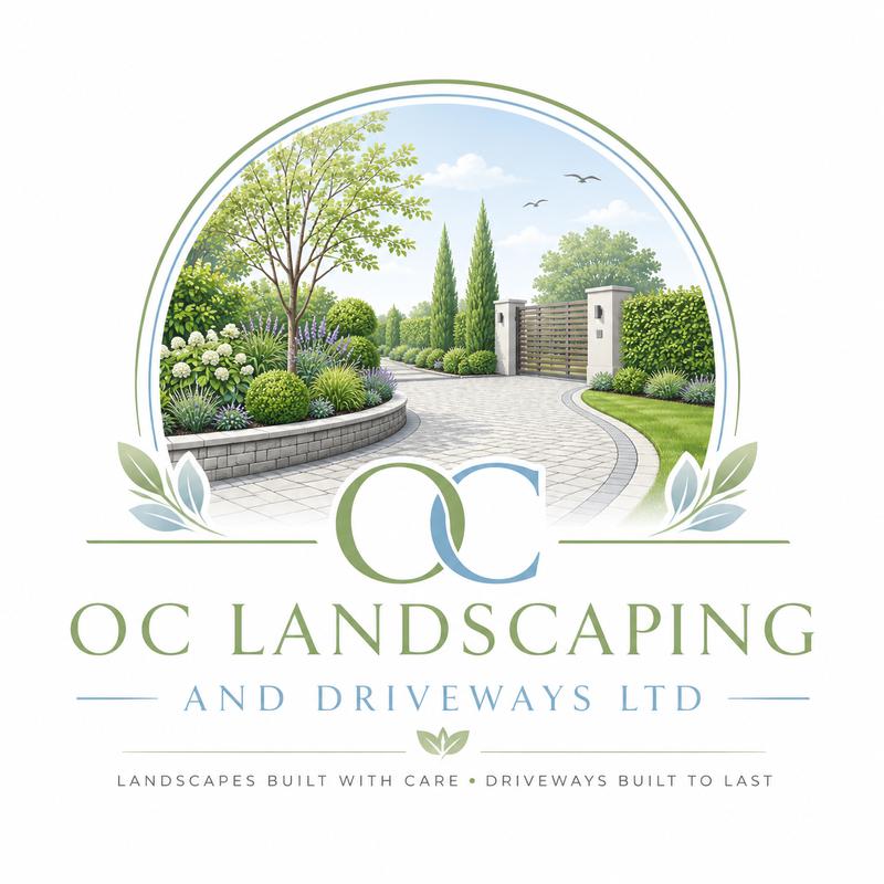 OC Landscaping and Driveways logo